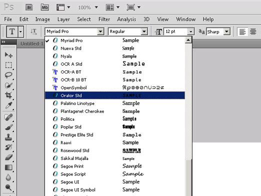 Как да добавям шрифт във Photoshop?