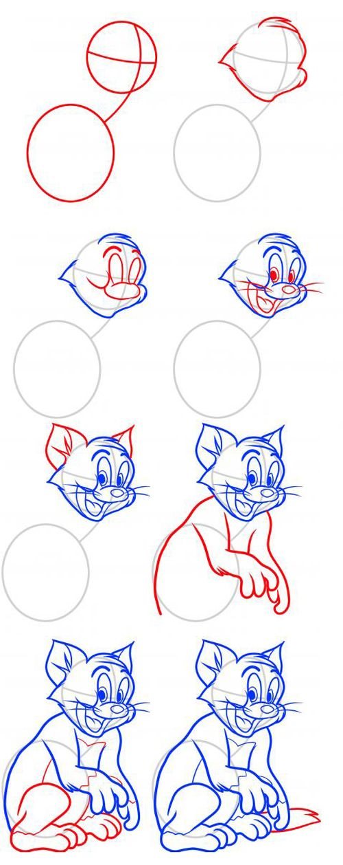 Как да нарисуваме Том